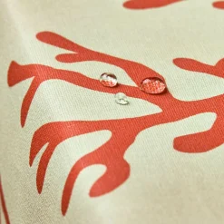 Nappe rectangulaire coton enduit (150 x 250 cm) Moorea Corail