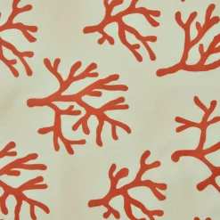 Nappe rectangulaire coton enduit (150 x 250 cm) Moorea Corail