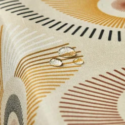 Nappe rectangulaire coton enduit (150 x 350 cm) Manhattan Beige