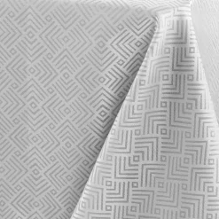 Nappe rectangulaire enduite (140 x 250 cm) Azuline Grise