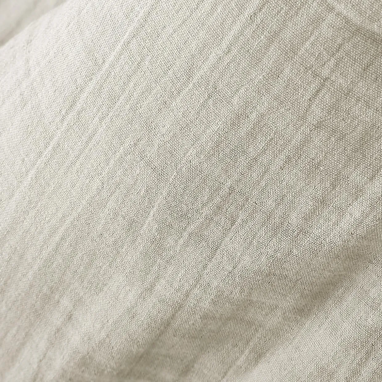 Nappe rectangulaire gaze de coton (150 x 250 cm) Gaïa Beige pampa