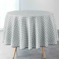 Nappe ronde anti tache (D180 cm) Artchic Blanche