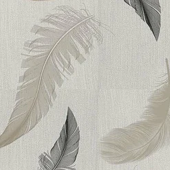 Nappe ronde anti tache tissu PVC imperméable (D160 cm) Folea Taupe