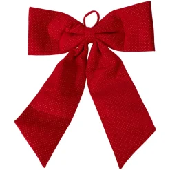 Noeud de Noël Géant (H80 cm) Velvet Rouge