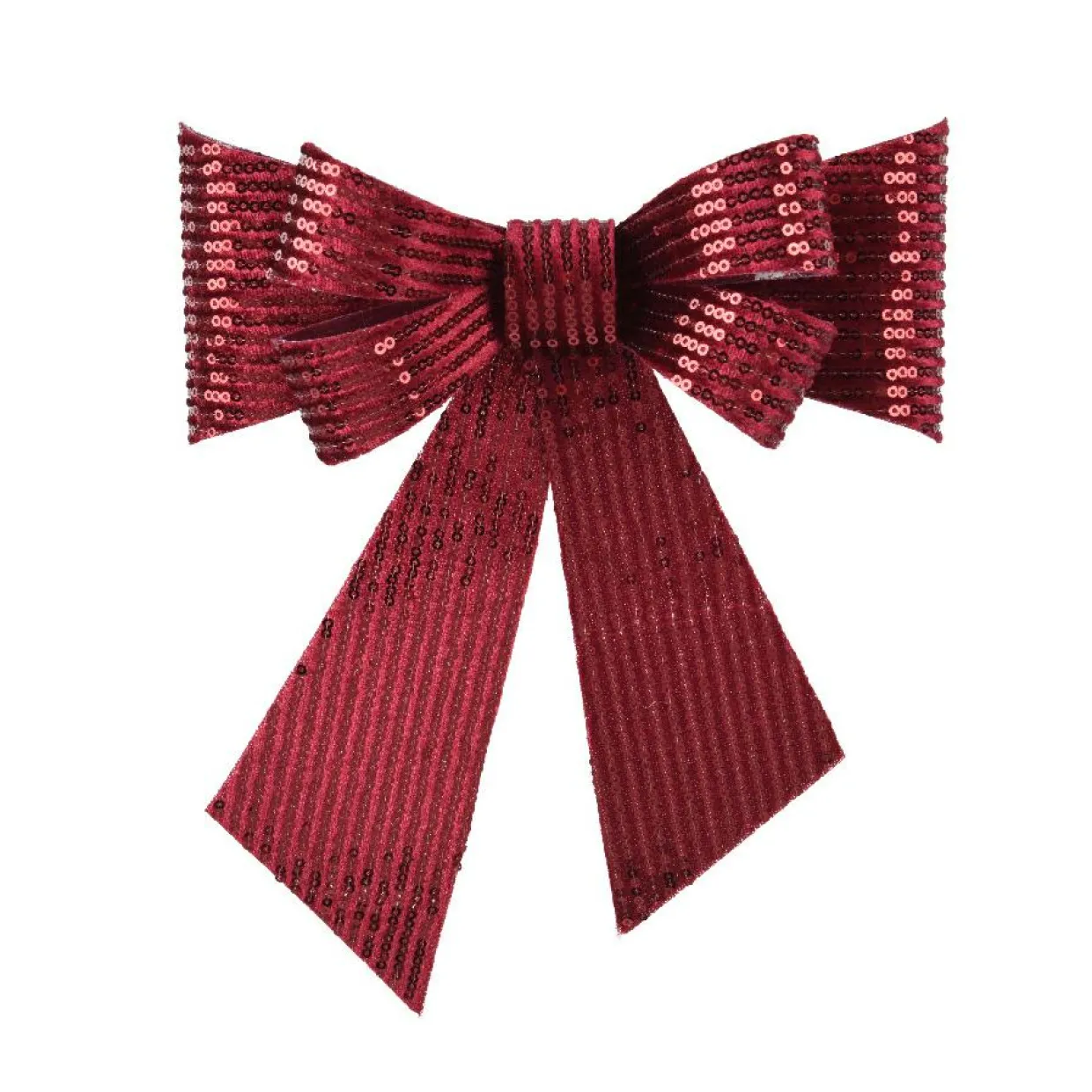 Noeud de Noël (H25 cm) Réveillon festif Rouge