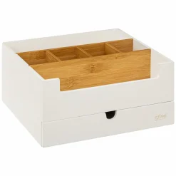Organisateur de maquillage 1 tiroir Natureo Blanc