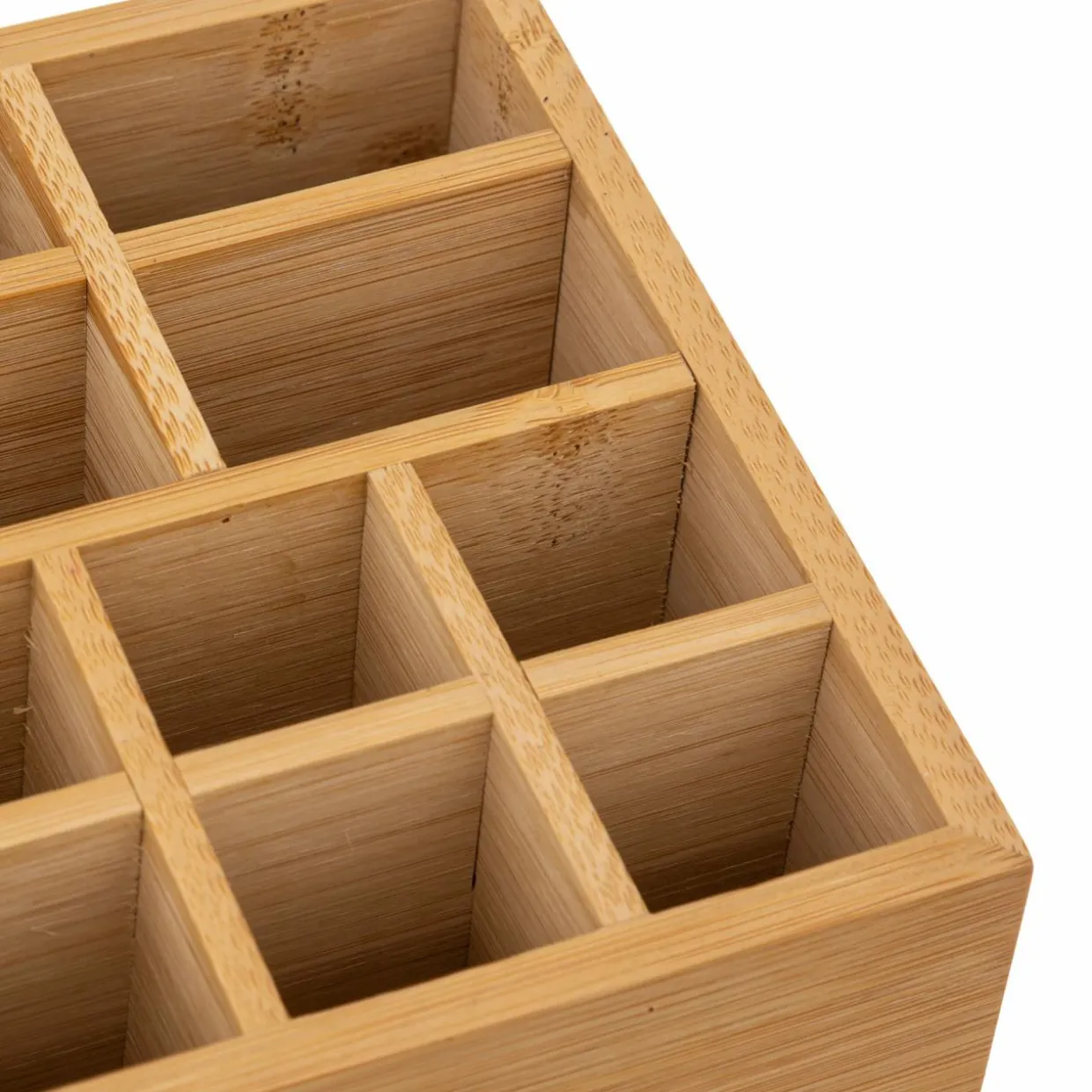 Organiseur Miroir 10 compartiments Bambou