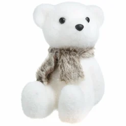 Ours polaire (H19 cm) Kodiak et son écharpe