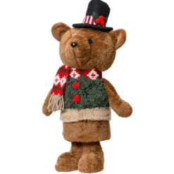 Ourson de Noël déco (H46 cm) Teddy en beau costume