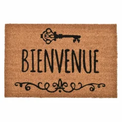 Paillasson Coco ( 40 x 60 cm) Bienvenue Beige
