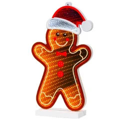 Pain d'épice lumineux 132 LED (H27 cm) Infinity Multicolore