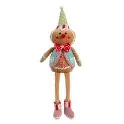 Pain d'épices jambes souples (H50 cm) Johnny le Clown Multicolore