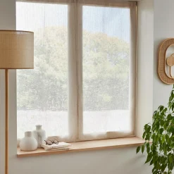 Paire de voilages passe-tringle (60 x 120 cm) Arthur Beige