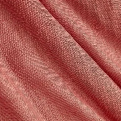 Paire de voilages passe-tringle effet lin (60 x 120 cm) Robin Terracotta