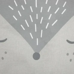 Panier à jouets enfant (32 x 40 cm) Renard Gris