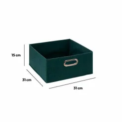 Panier de rangement ( 31 x 15 cm) Helena Bleu pétrole