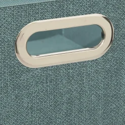 Panier de rangement ( 31 x 15 cm) Helena Bleu pétrole chiné