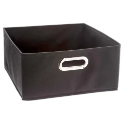 Panier de rangement (31 x 15 cm) Helena Gris anthracite