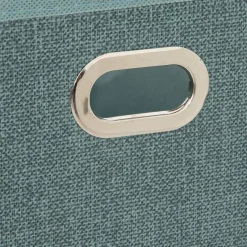 Panier de rangement (15 x 31 cm) Helena Bleu pétrole chiné