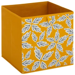 Panier de rangement (31 x 31 cm) Folia Jaune