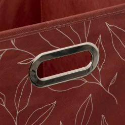 Panier de rangement (31 x 31 x 31 cm) Minimalist Rouge