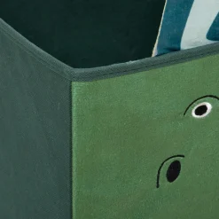 Panier de rangement enfant (29 x 29 cm) Dino Vert