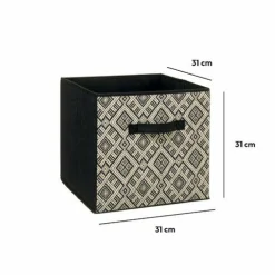 Panier de rangement Ethnique Noir et blanc