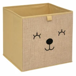 Panier de rangement Jute Animal Marron naturel