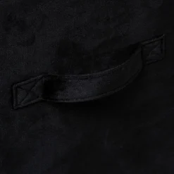 Panier de rangement velours (31 x 31 cm) Marin Noir