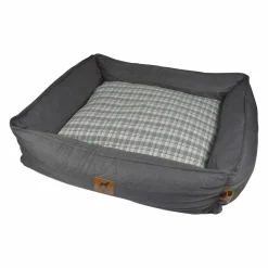 Panier rectangle pour chat et chien Héritage L75 cm Gris