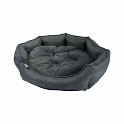 Panier rond pour chat et chien Newton D50 cm Charbon