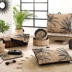 Panier rond pour chat et chien Bahia D50 cm Noir