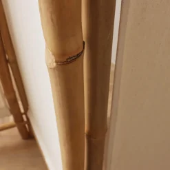 Paravent pliable en bambou 3 panneaux (135 x H170 cm) Hanoï