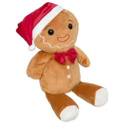 Peluche de Noël (H50 cm) Bonhomme Pain d'épice