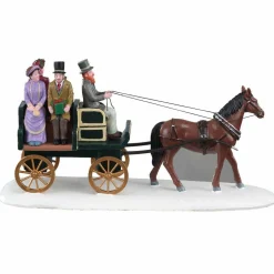 Personnage Lemax Calèche