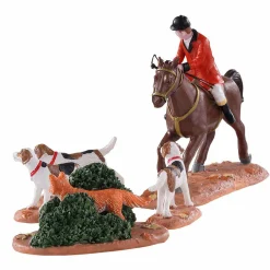 Personnages Lemax Chasse au renard