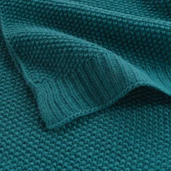 Plaid (150 cm) Tricotine Vert émeraude