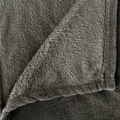 Plaid doux (230 cm) Tendresse Gris