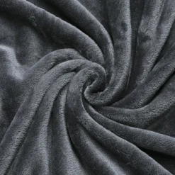 Plaid doux (230 cm) Tendresse Anthracite