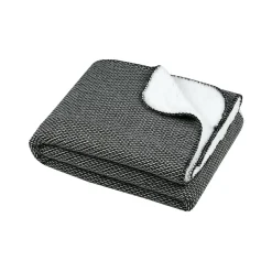 Plaid doux (130 x 160 cm) Dookie Noir