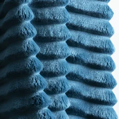 Plaid doux (125 x 150 cm) Dune Bleu