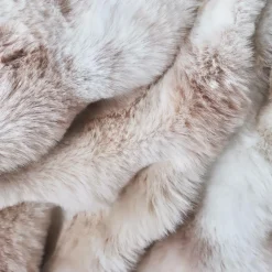 Plaid fausse fourrure (180 x 220 cm) Toronto Taupe