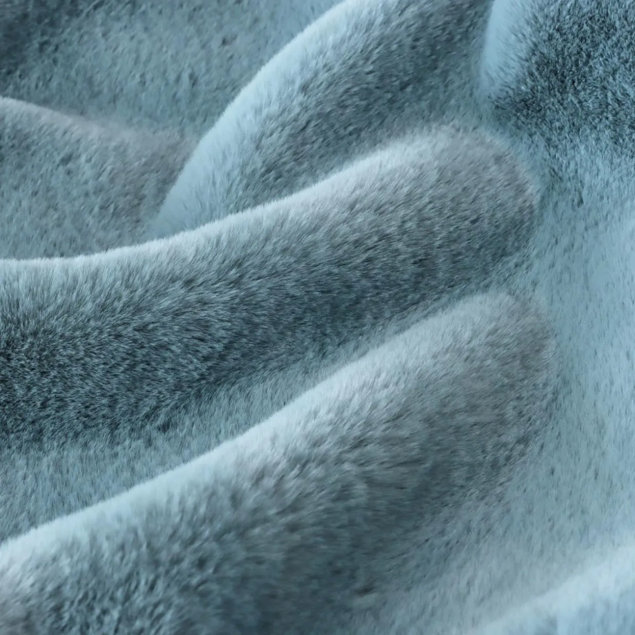 Plaid fausse fourrure (140 x 200 cm) Finn Bleu