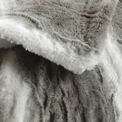 Plaid fausse fourrure (180 x 220 cm) Sven Beige