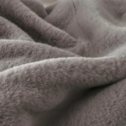 Plaid fausse fourrure (140 x 200 cm) Finn Taupe