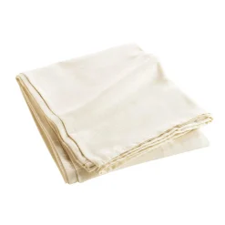 Plaid polycoton (220 x 240 cm) Lucile Ecru