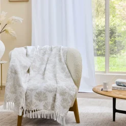 Plaid polycoton (125 x 150 cm) Majestia Beige