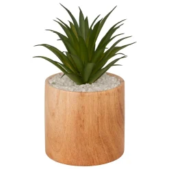 Plante artificielle avec pot (H17 cm) Sao plante grasse