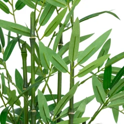 Plante artificielle en pot tressé (H46 cm) Bambou Ly