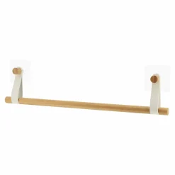 Porte serviette adhésif 1 barre (50 cm) Easy Chic Blanc